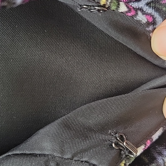 Laura Ashley Velvet Women's Size Large Jacket. One Hook At Bottom Missing. - Picture 8 of 16